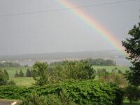 Raindow seen from our house